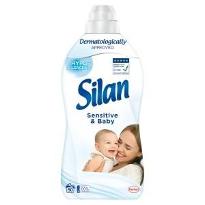 Silan Sensitive & Baby Fabric softener 1100 ml (50 washes)