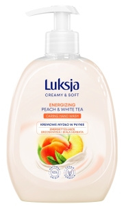 Luksja Creamy & Soft Creamy liquid soap energizing peach and white tea 500 ml