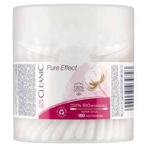 Cleanic Pure Effect Cotton Buds 160 pcs