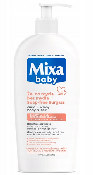 Mixa Baby milden Shampoo und Schaumbad 2 in 1 400ml