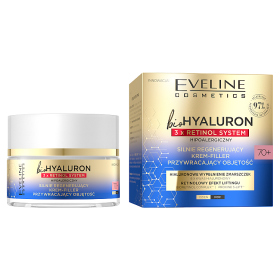 BioHyaluron 3 x Retinol Strongly regenerating cream-filler restoring volume 70+