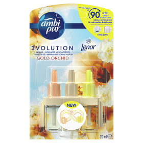 Ambi Pur 3Volution Gold Orchid Elektrischer Lufterfrischer, Nachfüllung, 20 ml