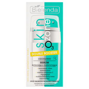 Bielenda Skin O₃ Zone Double Booster Ozon-Sauerstoffspendendes und aufhellendes Serum, 2 x 7,5 ml