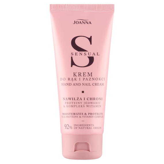 Joanna Sensual Hand- und Nagelcreme, Seidenproteine & Vitaminkomplex 100 g