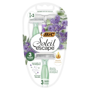 BiC Soleil Escape 3-ostrzowa maszynka do golenia 3 sztuki