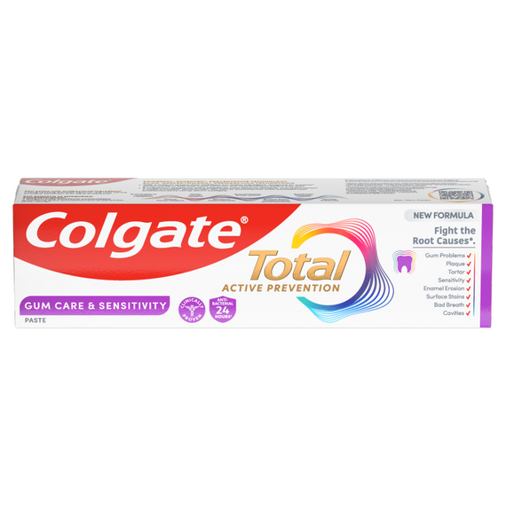 Colgate Total Gum Care & Sensitivity Multi-Protective Zahnpasta mit Fluorid, Minze, 75 ml