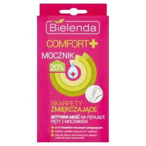 Bielenda Comfort+ Skarpetki zmiękczające mocznik 20% 2 x 6 ml