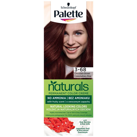 Palette Permanent Naturals Color Creme Haarfärbemittel 868/ 3-68 Schokoladenbraun