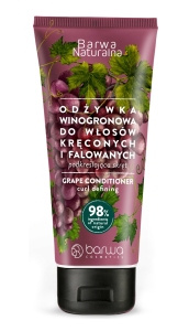ODŻYWKA WINOGRONOWA DO WŁOSÓW KRĘCONYCH I FALOWANYCH BARWA NATURALNA 200ML