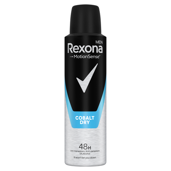 Rexona Men Cobalt Dry Antiperspirant Aerosol 150 ml