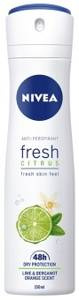 Nivea Fresh Citrus Antiperspirant Spray 150ml