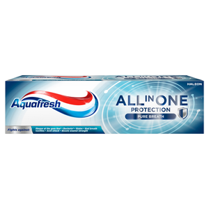 Aquafresh All in One Protection Pure Breath Zahnpasta mit Fluorid 75 ml