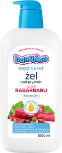 Bambino Rodzina Shower gel scented with rhubarb 1000 ml