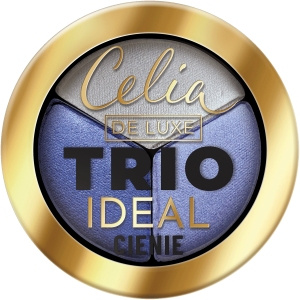 Celia De Luxe Trio Ideal prasowane cienie do powiek 304 4g