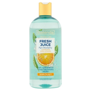 Bielenda Fresh Juice Płyn micelarny z bioaktywną wodą cytrusową nawilżający 500 ml