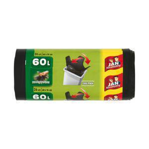 Jan Niezbędny Easy Pack Müllsäcke mit Bändern, 60 l, 26 Stück