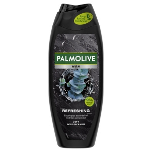 Palmolive MEN Erfrischendes erfrischendes Duschgel für Männer 3in1 Eukalyptus-Meersalz 500 ml