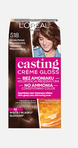 L'Oreal Paris Casting Crème Gloss  Haarfarbe  518 Haselnuss Mocca