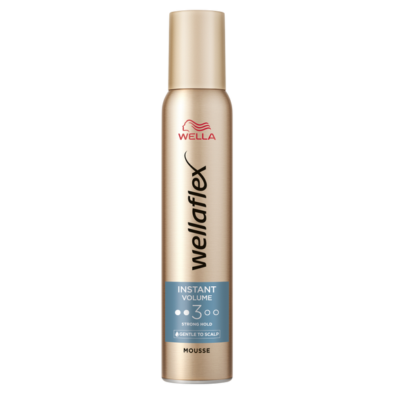 Wella Wellaflex Instant Volume Boost Haarschaum für starken Halt, 200 ml