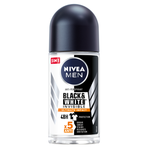 Nivea MEN Black&White Invisible Ultimate Impact Antiperspirant roll-on 50ml