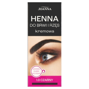 Joanna Henna for eyebrows and eyelashes cream 1.0 black