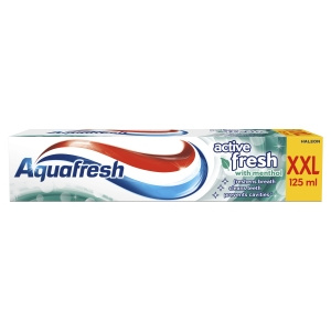 Aquafresh XXL Active Fresh mit Menthol Zahnpasta mit Fluorid 125 ml