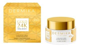 Dermika Luxury Gold 24K Luksusowy Krem Eliksir Młodości 45+ 50ml