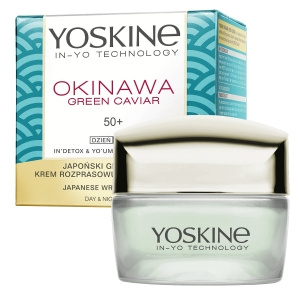 Yoskine Okinawa Green Cavior krem do twarzy zielonym kawiorem 50+ 50 ml