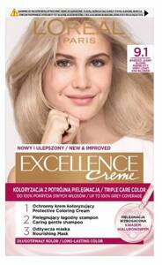 L'Oréal Paris Excellence Creme Hair Dye 9.1 Very Light Ash Blonde