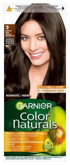 Garnier Color Naturals Crème Haarfärbemittel 3 Dunkelbraun