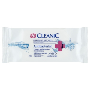 Cleanic Antibacterial Refreshing Wipes 15 pcs.