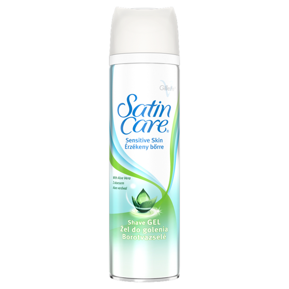 Gillette Satin Care Sensitive Aloe Vera Glide Żel do golenia 200 ml