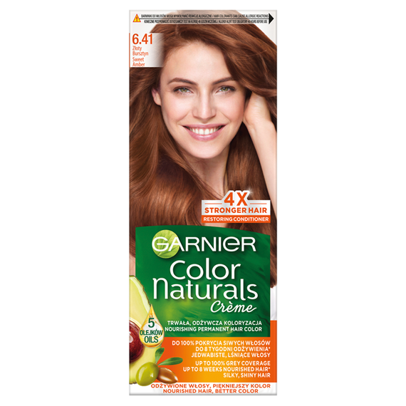 Garnier Color Naturals Crème Haarfärbemittel goldener Bernstein 6,41