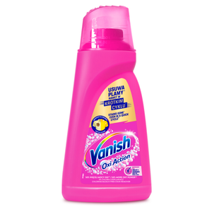 Vanish Oxi Action Pink Gel-Fleckenentferner für Textilien, 1 l