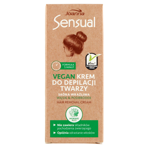 Joanna Sensual Vegan Gesichtsenthaarungscreme 20 g
