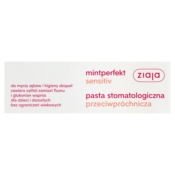 Ziaja Mintperfekt Sensitiv Pasta stomatologiczna przeciwpróchnicza 75 ml