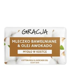 GRACJA Mydło w kostce Mleczko bawełniane 90 g