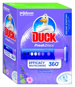 Duck Fresh Discs Lavender Gel Toilettenscheibe mit Lavendelduft 36 ml