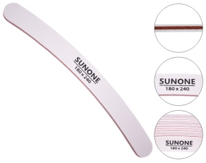 PILNIK DO PAZNOKCI BANAN 180/240 (10) BIALY