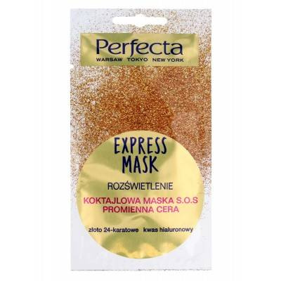 PERFECTA EXPRESS MASK KOKTAJLOWA MASKA S.O.S ROZŚWIETLAJĄCA 8ML