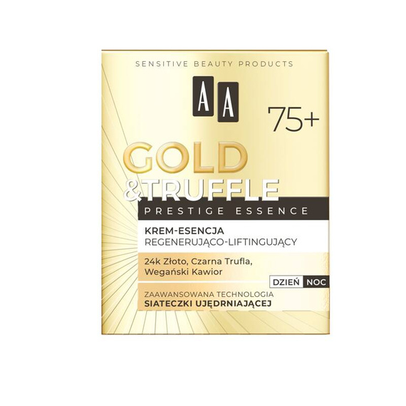 AA Gold & Truffles Prestige Essence 75+ Regenerująco-liftingujący krem-esencja 50 ml