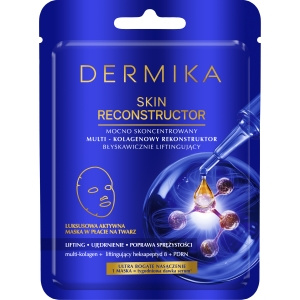 Dermika Skin Reconstructor Sheet Mask, Multi-Kollagen-Rekonstruktor, sofortiges Lifting