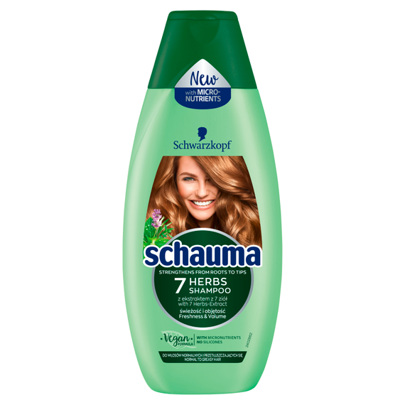 Schauma 7 Herbs Freshness Shampoo for oily and normal hair 400 ml