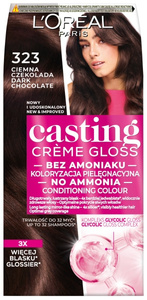 L'Oreal Paris Casting Creme Gloss Farba do włosów 323 ciemna czekolada