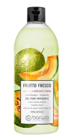 ŻEL POD PRYSZNIC MELON + RÓŻOWY PIEPRZ NAWILŻAJĄCY FRUTTO FRESCO 480 ML