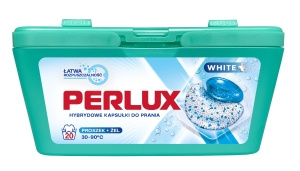 PERLUX kapsułki do prania white PLUS - 20 szt do białego