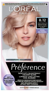 L'Oréal Paris Préférence Hair dye light ash beige blonde 8.12 Alaska