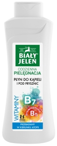 Biały Jeleń Płyn do kąpieli i pod prysznic witaminy AEF 750 ml