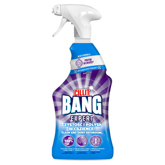 Cillit Bang Expert Spray Sauberkeit und Glanz im Badezimmer 750 ml