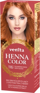 HAIR COLOURING BALM WITH HENNA EXTRACT FIRE SPARK NO. 116